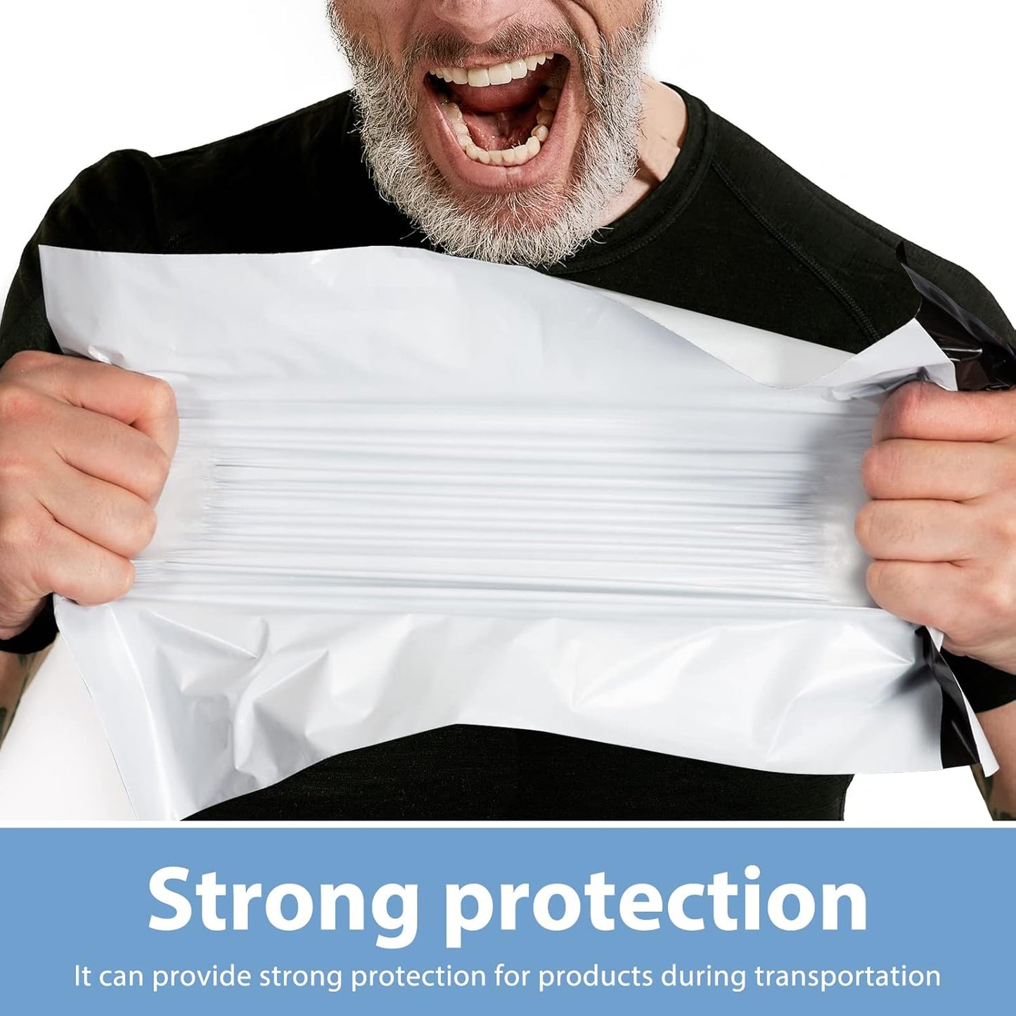 Metronic 1000PC Poly Mailers 12x15.5, Sturdy Shipping Bags for Small Business, Waterproof Mailers Poly Bags, Strong Adhesive Shipping Envelopes for Clothing, Efficient Mailing Envelopes in White