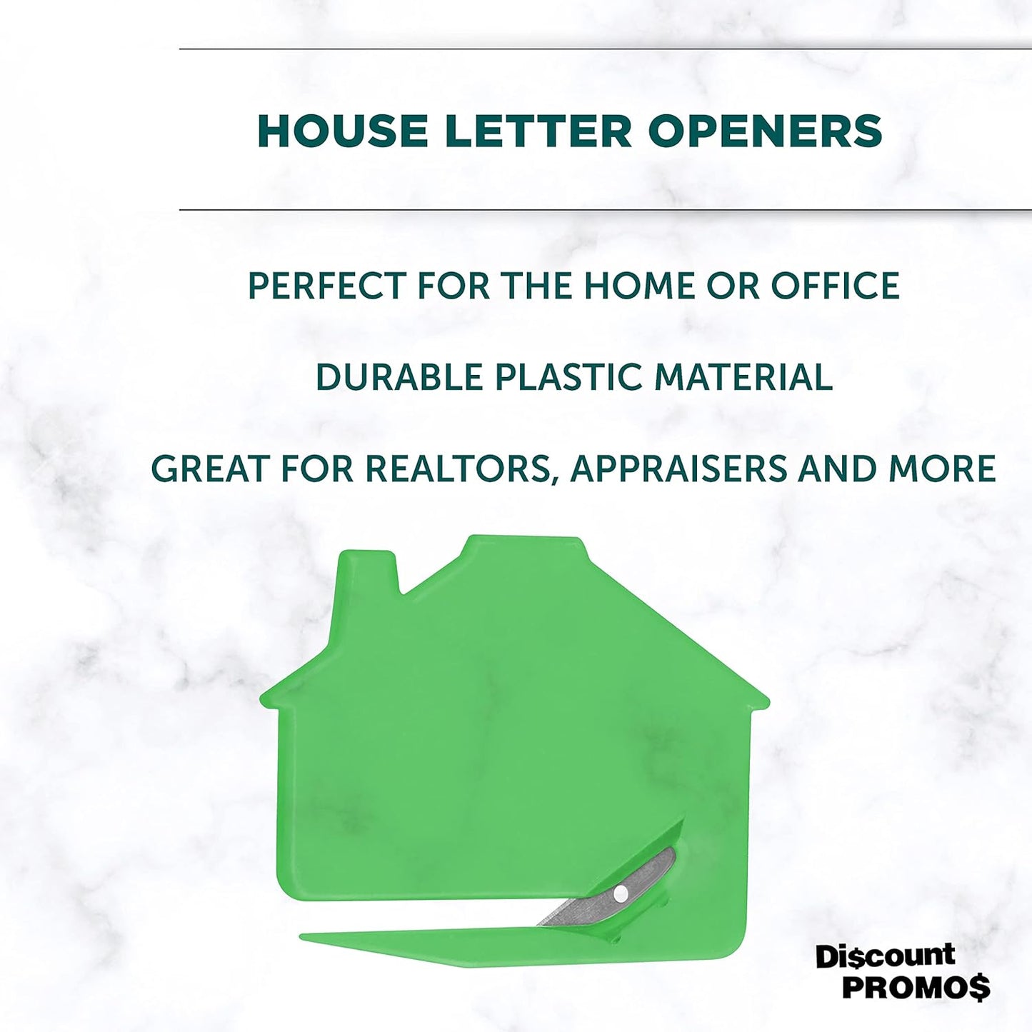 House Letter Openers Set of 10, Bulk Pack - Perfect for Home or Office - TGreen