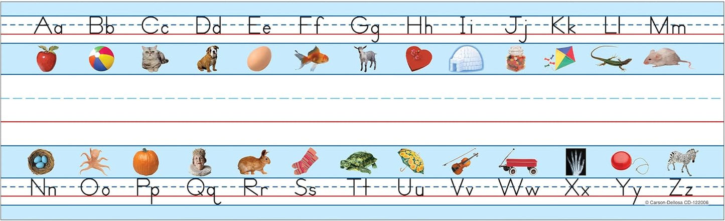 Carson Dellosa 36PC Name Labels for Kids, Nametags With Alphabet and Sight Words, Tags for Desk Organizer, Room Organization, Locker Decor, Kindergarten and Elementary Classroom Must Haves