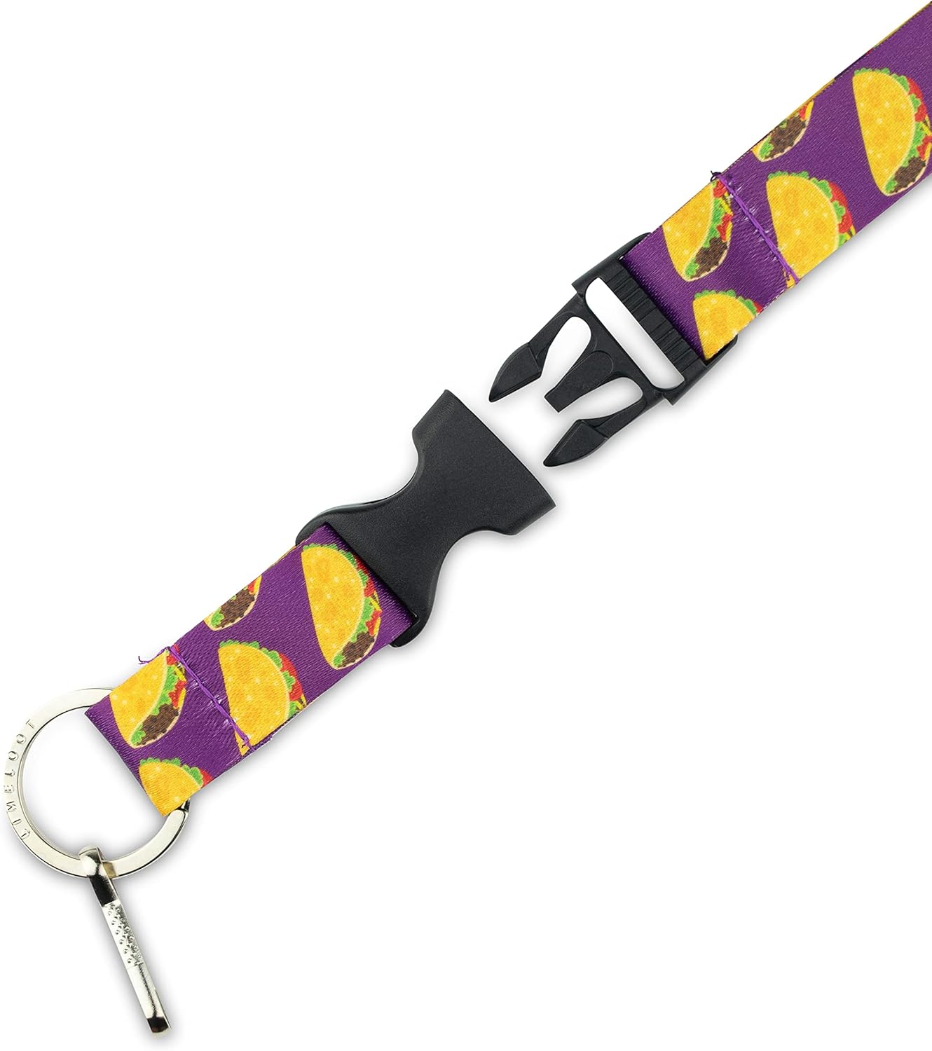 Limeloot Lanyard for Keys, ID Badge, Accessories | Neck Lanyard for Men and Women with Quick Release Buckle and Flat Ring