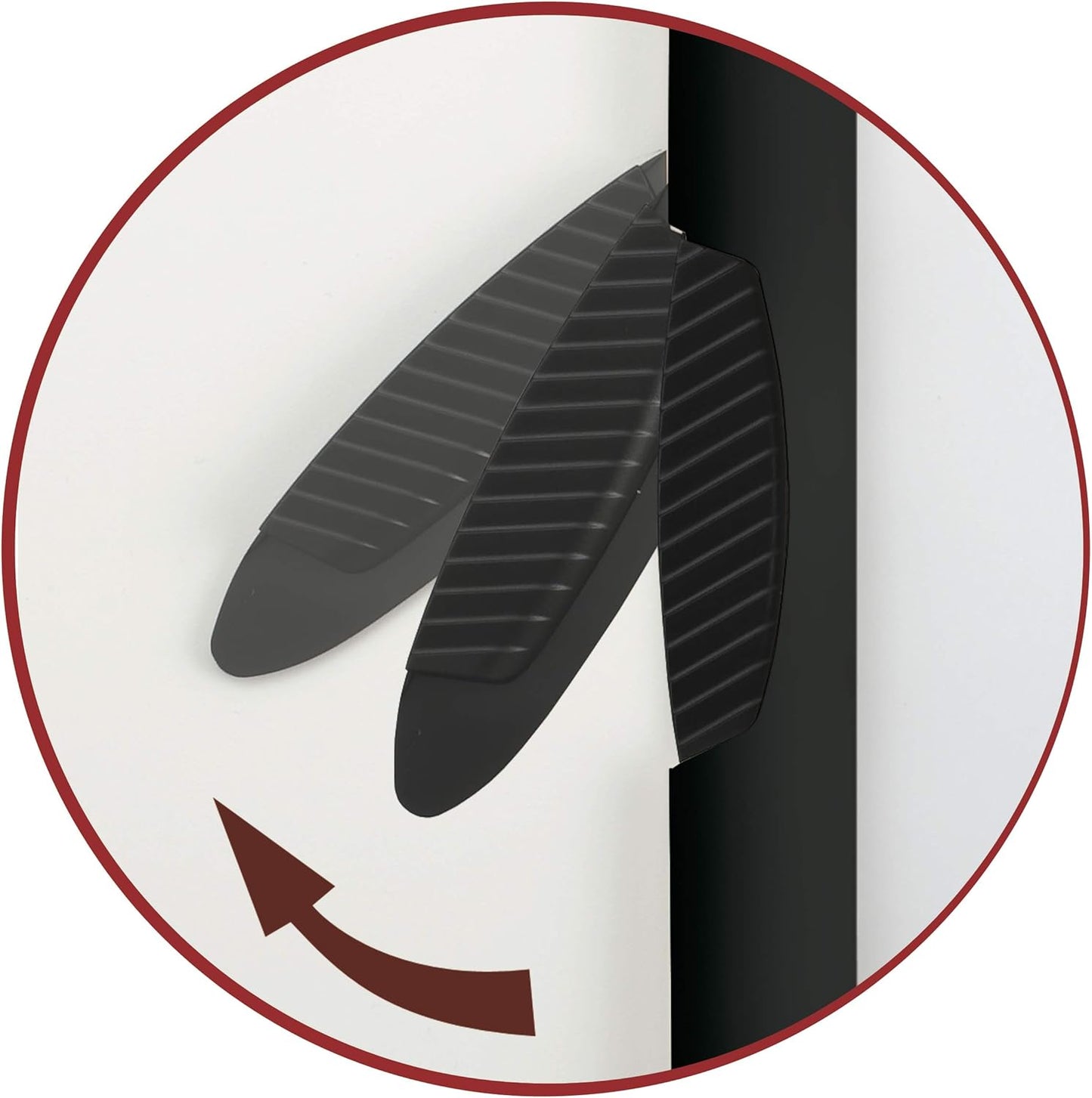 Smead Frame View Poly Report Cover with Swing Clip Side Fastener, 1/2" Capacity, Letter Size, Black/Clear Front, 5 per Pack (86043)