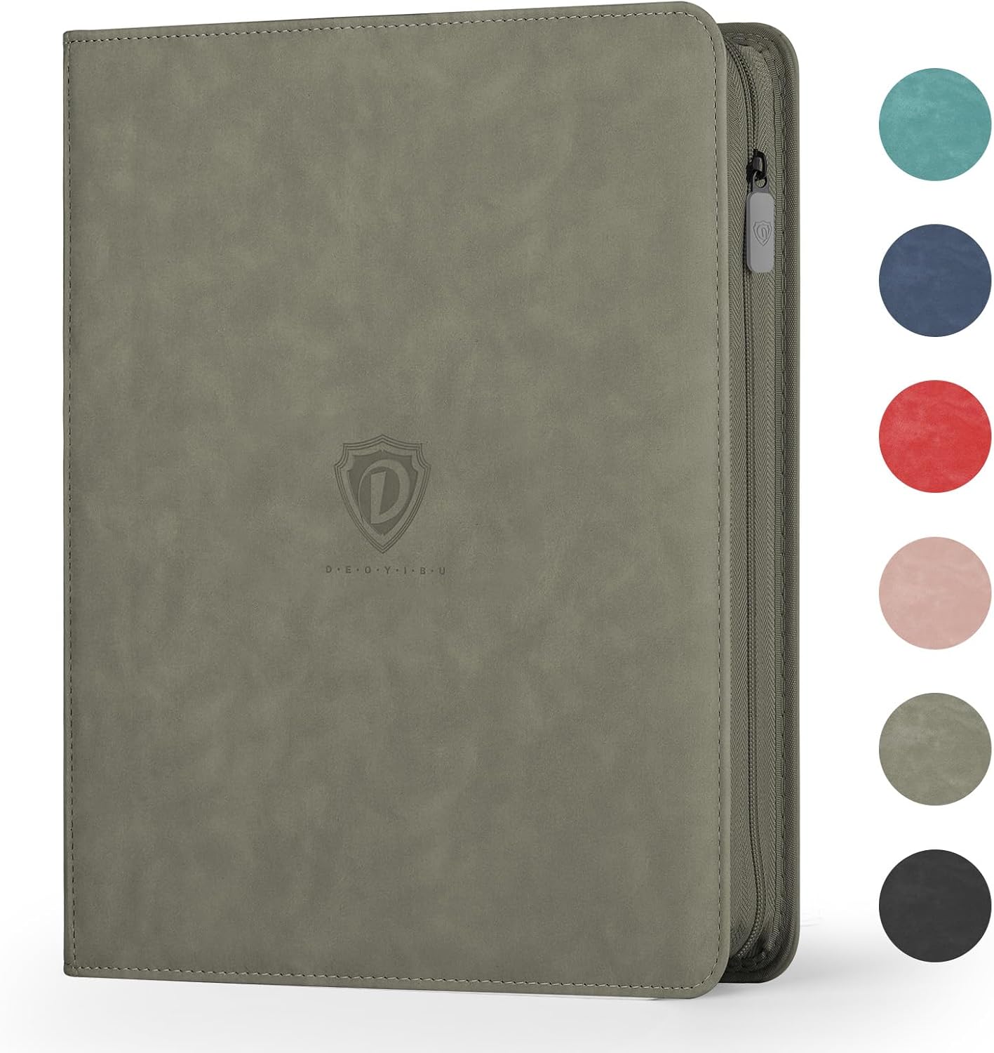 9 Pocket Card Binder,360 Pockets Trading Card Binder,Double Sided Pocket Collection Binder,Card Folder for MTG,TCG,Game Cards,Sport Cards,Grey