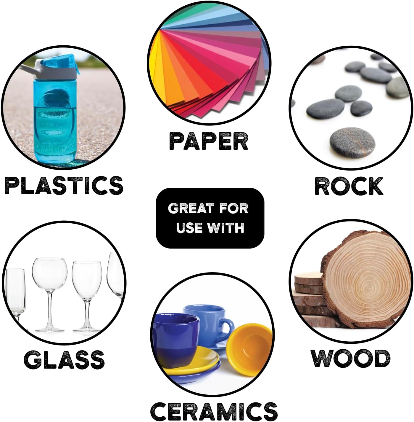 ArtSkills Acrylic Paint Pens, Washable Paint Markers for Kids & Adults, Rock Painting, Wood Crafts, Canvas, Ornaments, 8 Count