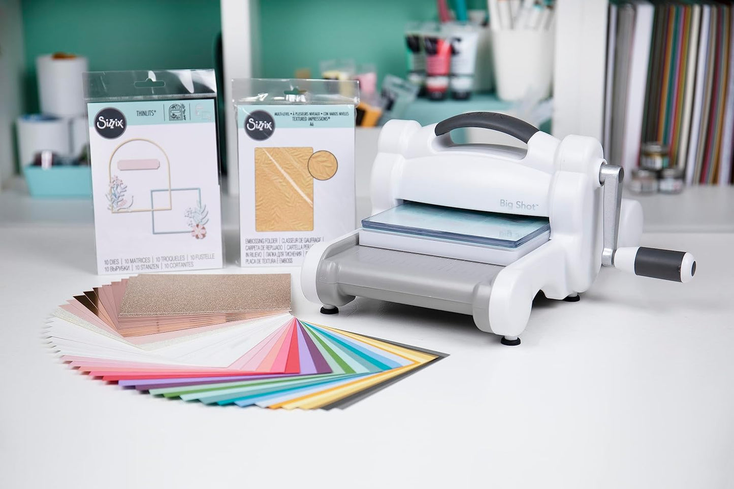 Sizzix Big Shot Starter Kit (6"), White/Grey
