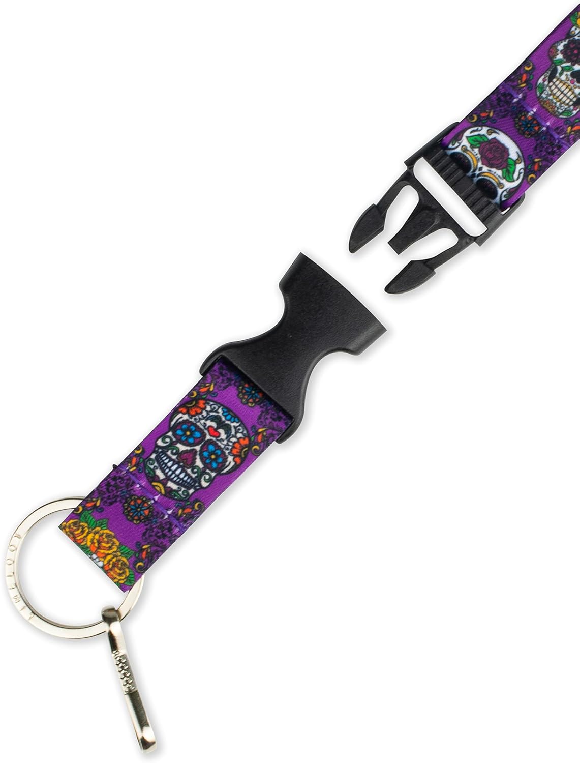 Limeloot Lanyard for Keys, ID Badge, Accessories | Neck Lanyard for Men and Women with Quick Release Buckle and Flat Ring