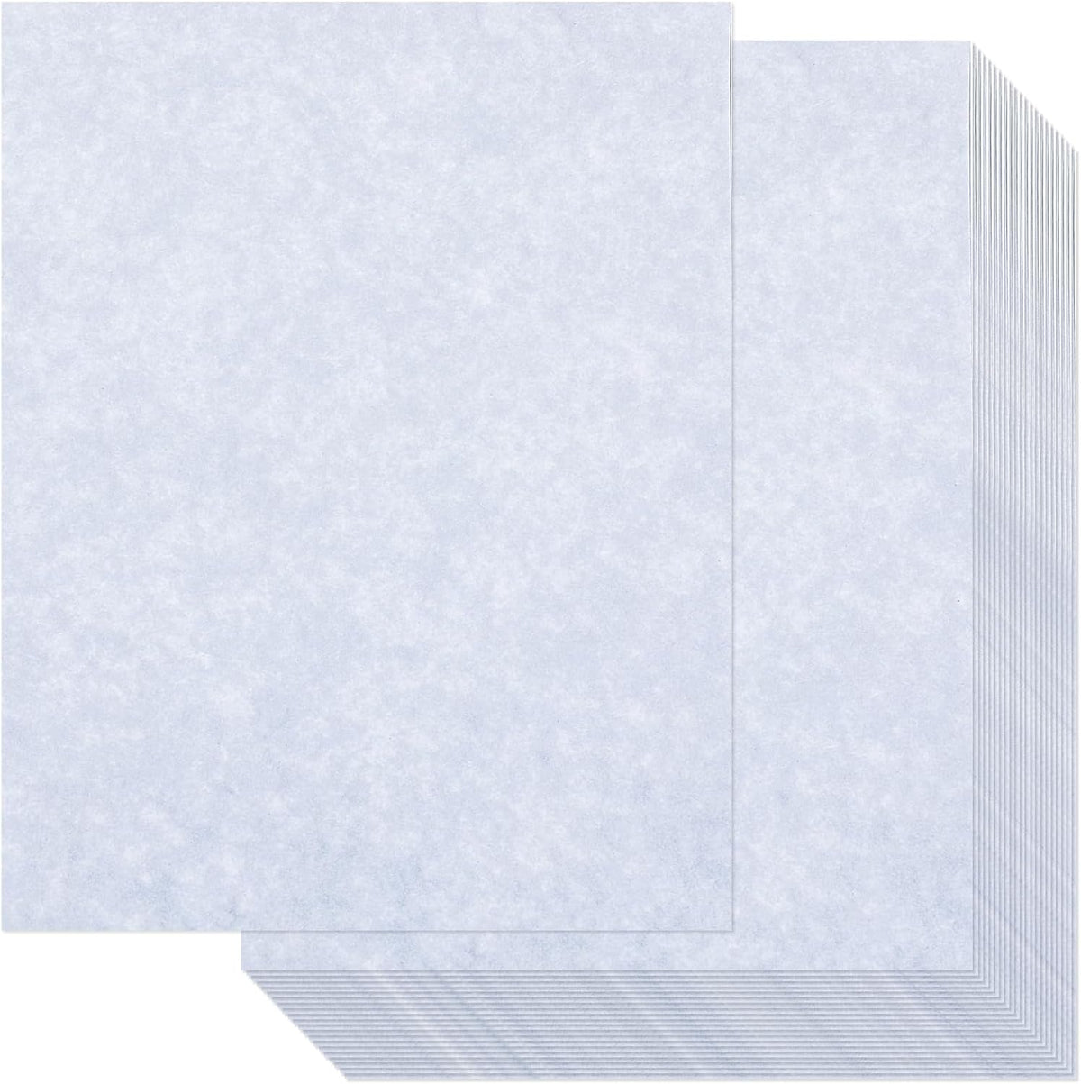 Epakh 300 Pcs Old Age Parchment Paper 8.5 x 11 Inch Standard Letter Vintage Colored Old Parchment Double Side Printing Paper (Blue)