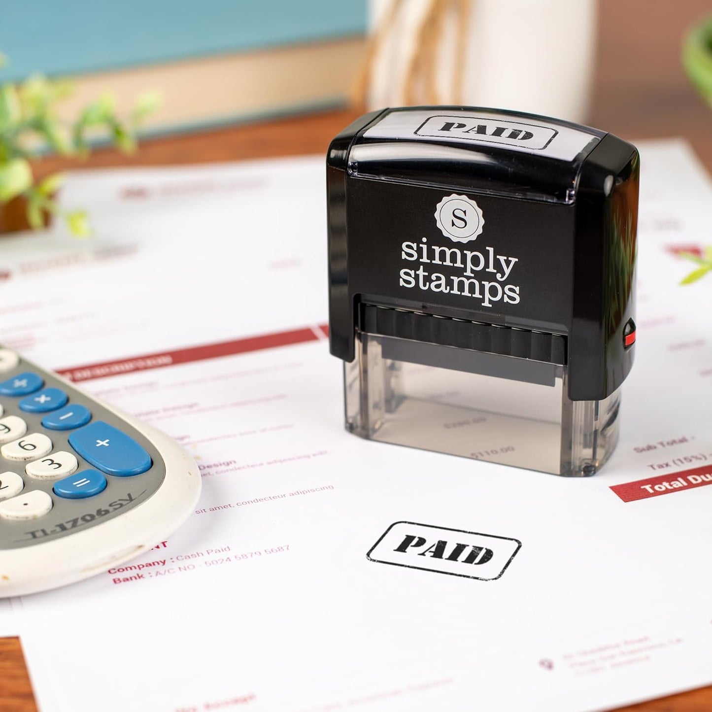 Paid Office Stamp | 4 Different Sizes | 20 Designs | Multiple Color Options | Perfect for Quick Validation of Office Documents (Paid, Medium)