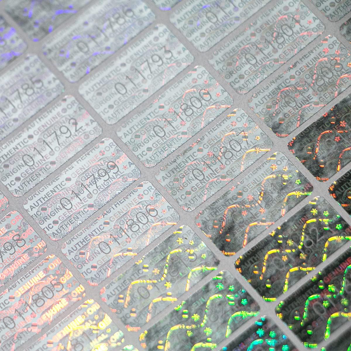 dose not apply 580 Pcs 0.787x0.39 in High Security Tamper Evident Seal Warranty Void Original Genuine Authentic Hologram Label/Stickers/Unique Sequential Serial Numbering Tamper Proof Sticker, Silver