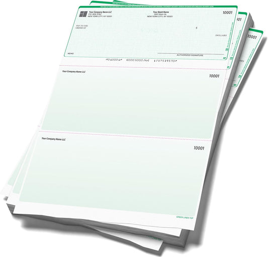 Computer Checks Compatible W/QB Check On Top [2500 Sheets]
