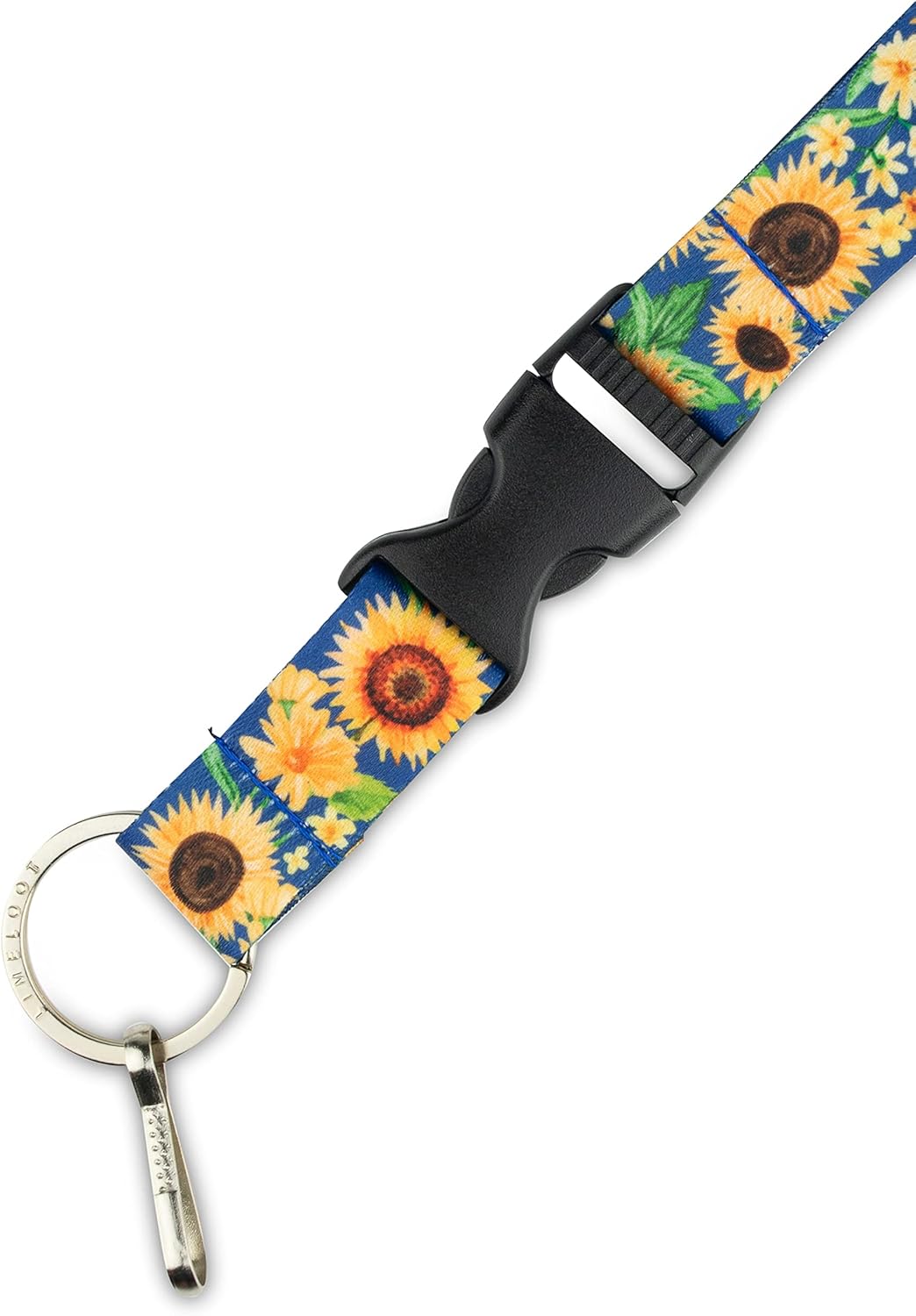 Limeloot Lanyard for Keys, ID Badge, Accessories | Neck Lanyard for Men and Women with Quick Release Buckle and Flat Ring