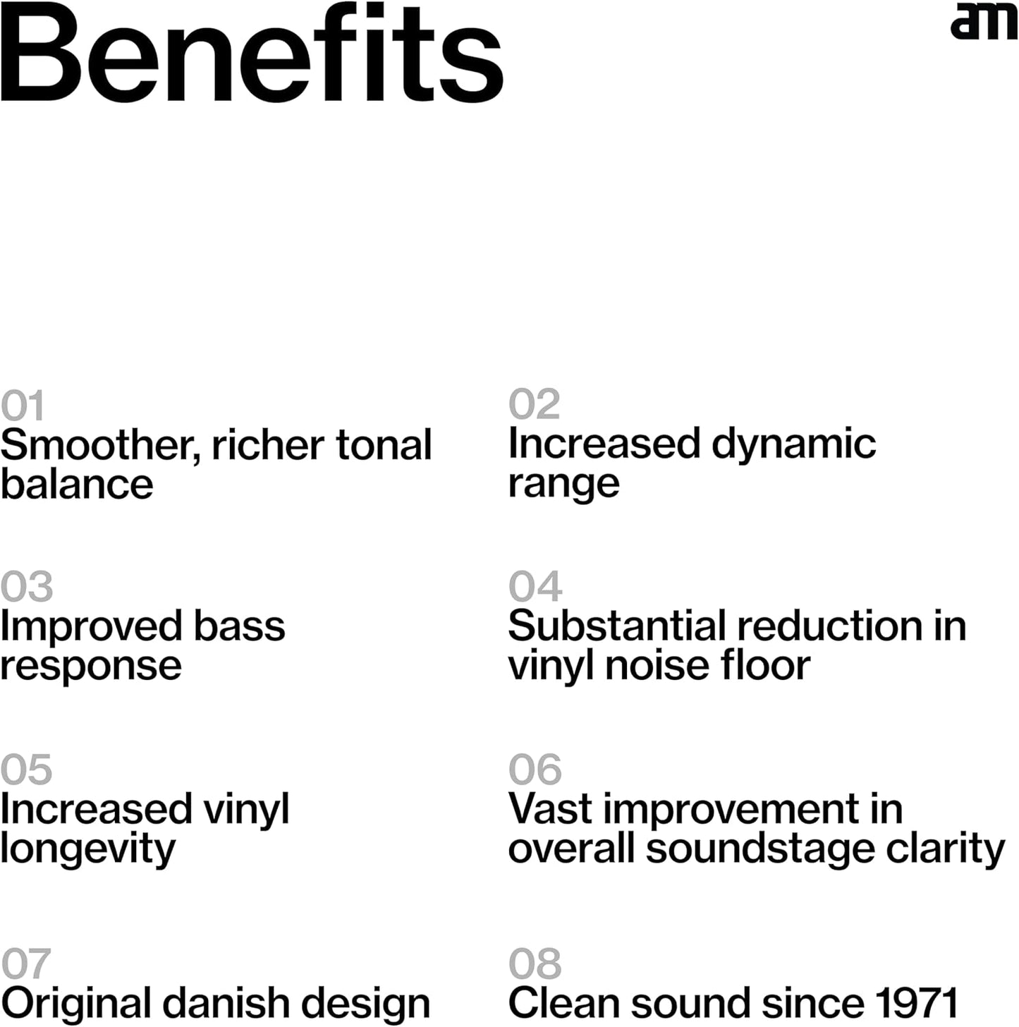 am Vinyl Record Cleaner Brush – Ultra-Fine Carbon Fiber Anti-Static Brush for Vinyl Records – Must-Have Record Player Accessory for Removing Dust, Reducing Friction & Preserving LP Sound, Silver
