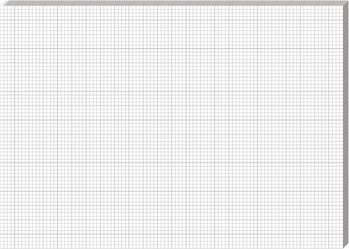 25 Sheet Graph Paper Pad 24" x 17" Large Graph 1" and 1/4" Ruled Grid Paper for Engineer Architect Designer Mathematician Draftsmen Sketch House Commercial Building Plan Drafting(White)