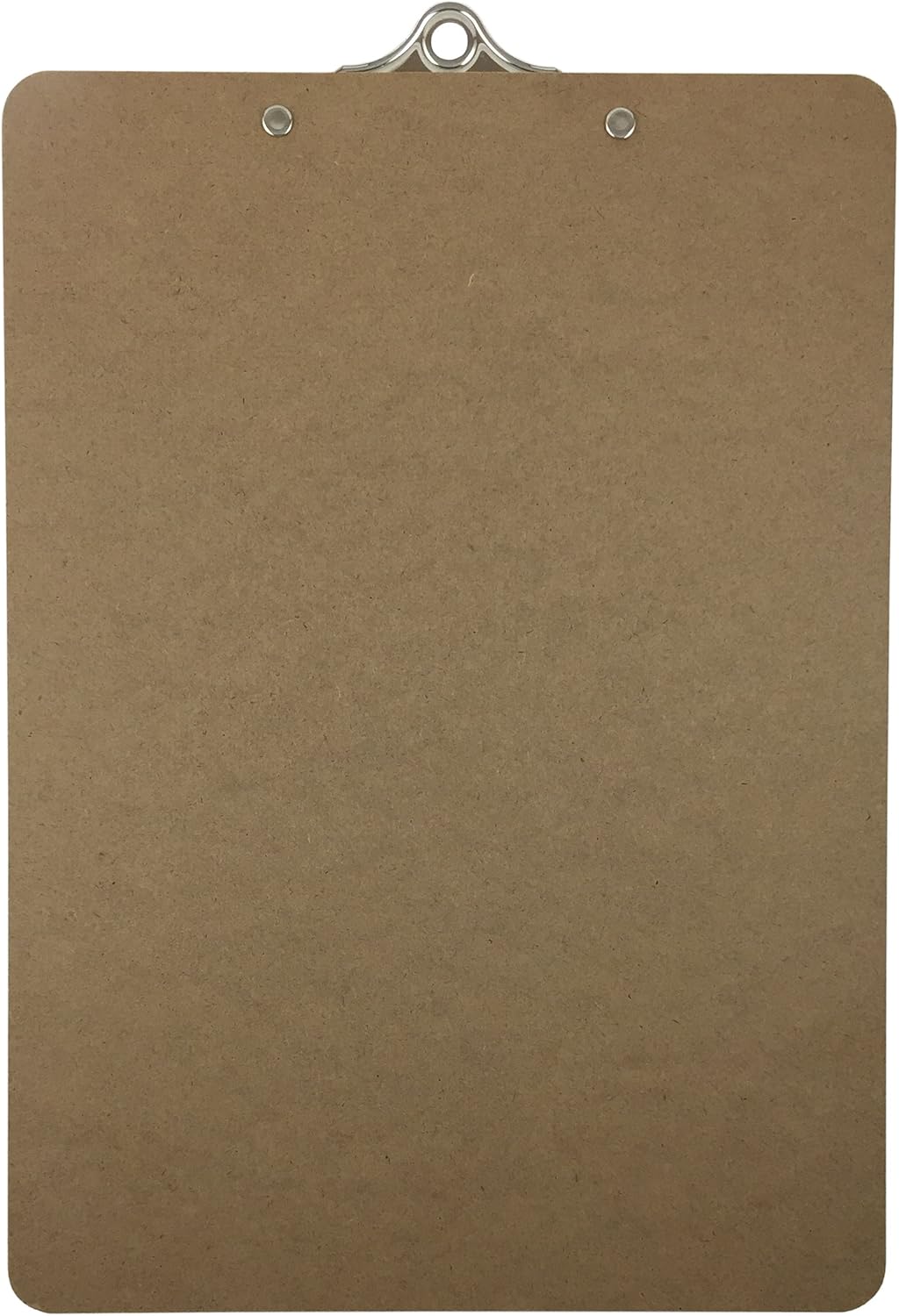 Letter Size Clipboards 9'' x 12.5'' Standard Clip Hardboard (Pack of 12)