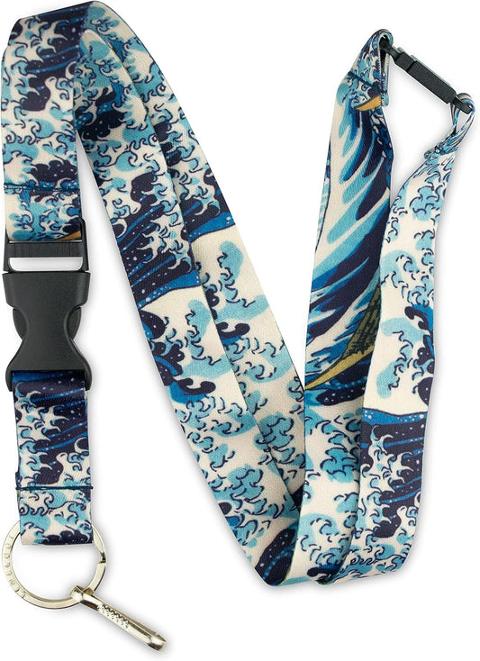 Limeloot Lanyard for Keys, ID Badge, Accessories | Neck Lanyard for Men and Women with Quick Release Buckle and Flat Ring
