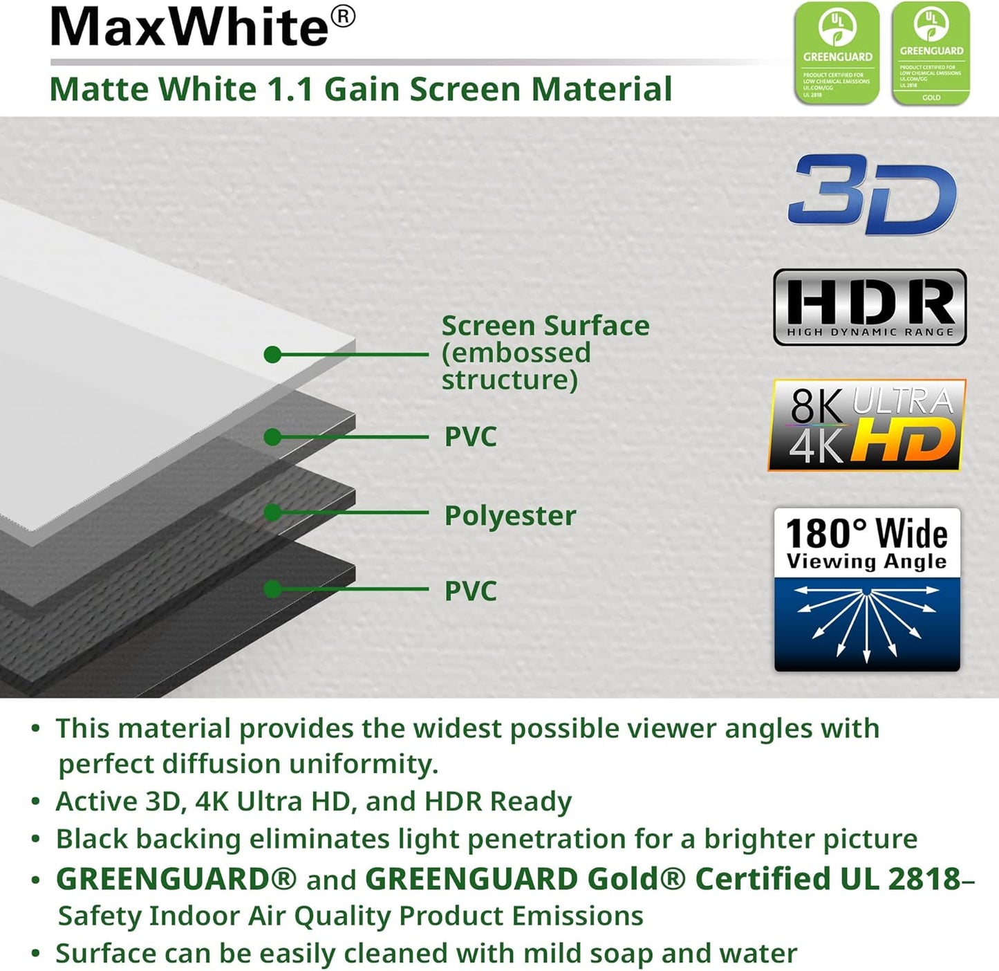 Elite Screens ezCinema Series, 120-inch 16:9, Manual Floor Pull Up Projection Projector Screen, Movie Home Theater Office Church 8K 4K Ultra HD 3D Ready, US-Based Company. 2-YEAR WARRANTY, F120NWH