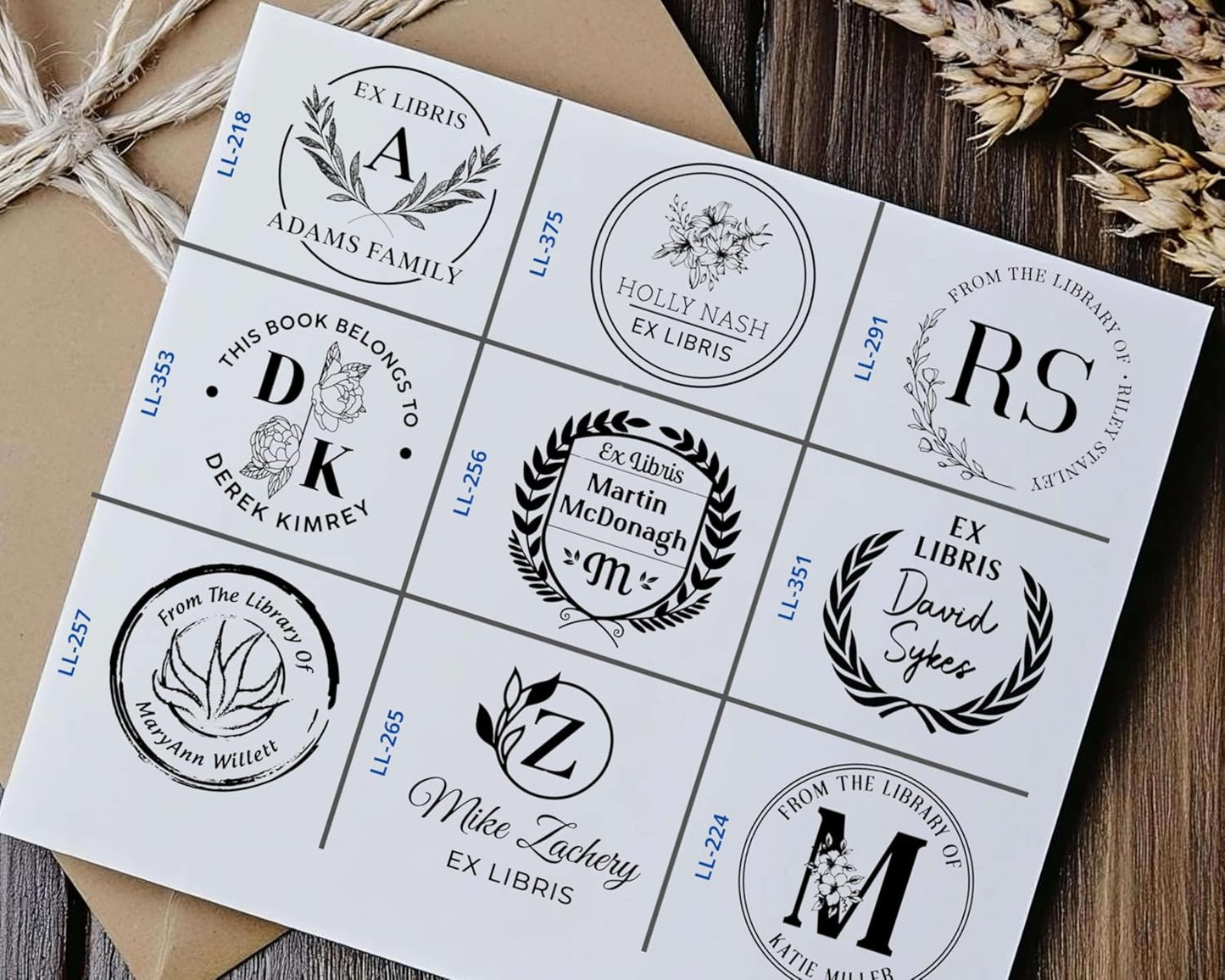 Book Embosser Personalized Custom Ex Libris Library Book Embosser Stamp This Book Belongs to Stamp Family Book Lover Gift