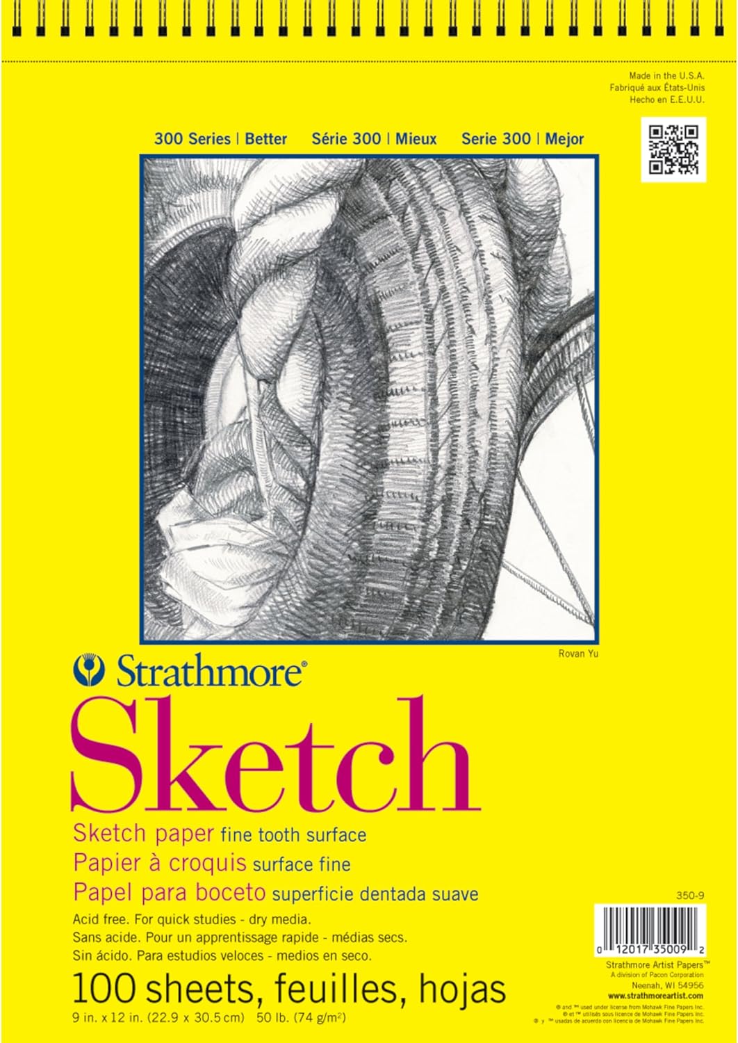 Strathmore 300 Series Sketch, 9x12