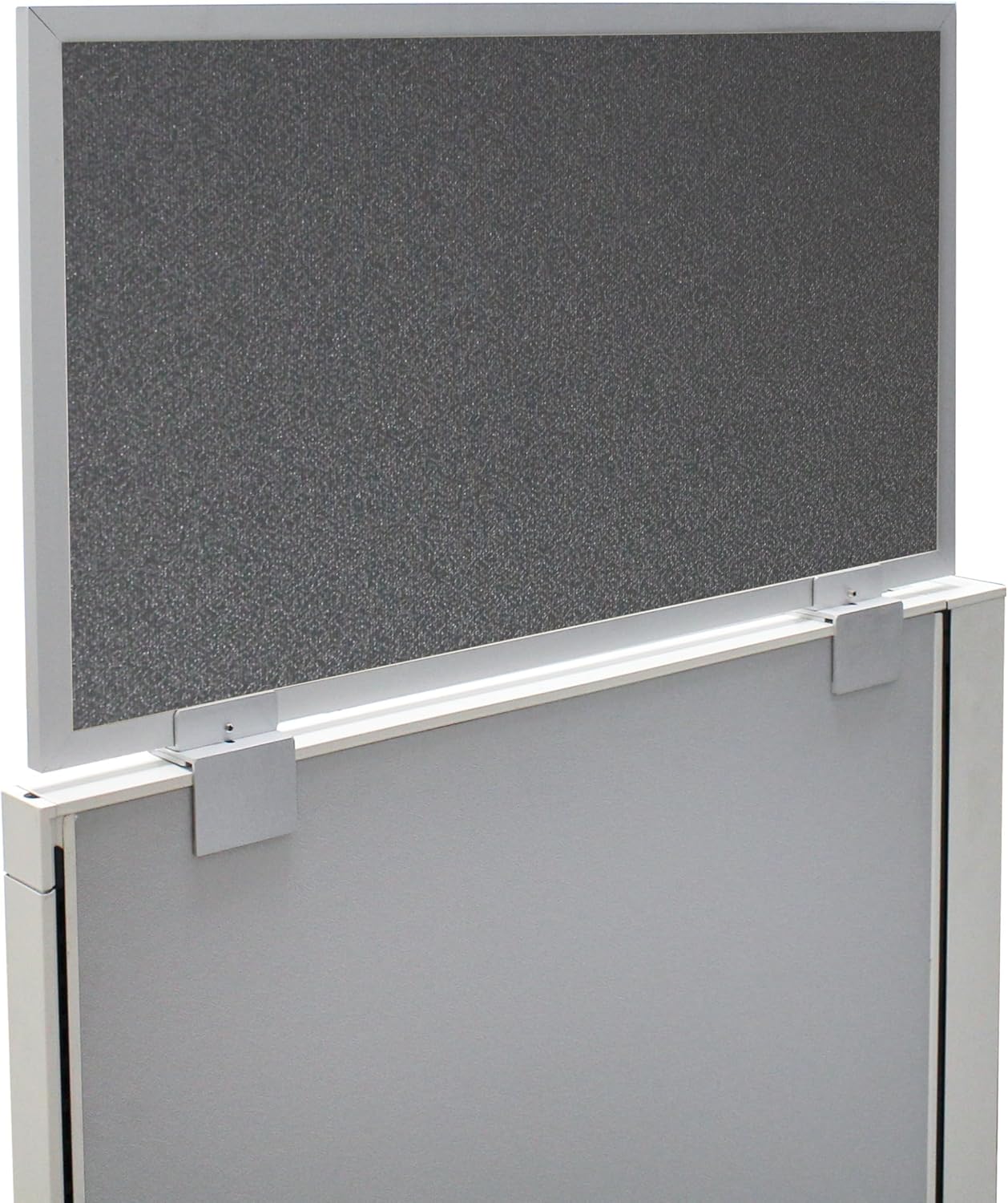 OBEX Acoustical Cubicle Privacy Screen Extender Desk Panel & Office Divider, Add Separation & Block Noise, 24" x 36", Graphite