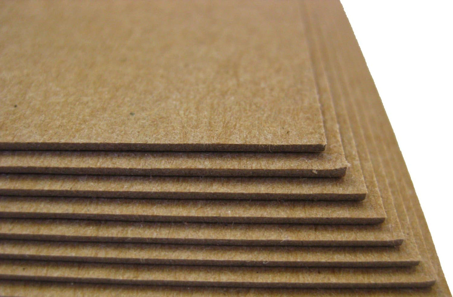 100 Sheets Chipboard 46pt (Point) 8 X 10 Inches Heavy Weight Frame|Photo Size .046 Caliper Thick Cardboard Craft|Packing Brown Kraft Paper Board