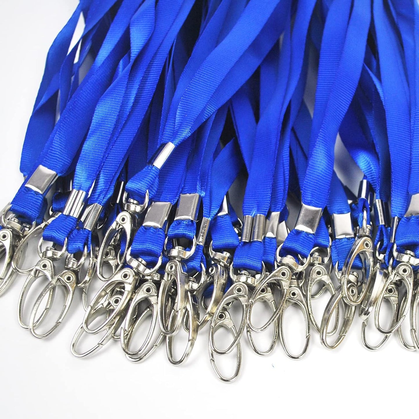 Lanyards 100Pcs Bulk Lanyard for Id Badges,Badge Lanyards Swivel Hooks Clips Great for Name Tags Badge