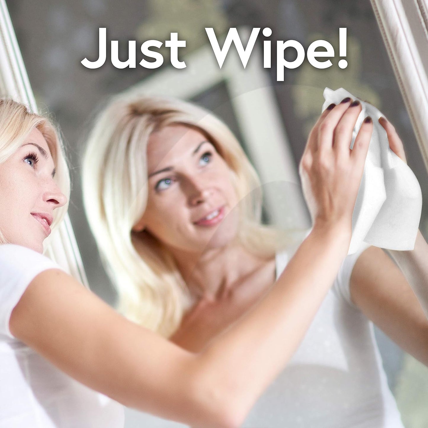 Windex Wipes Glass Cleaning, Pre-Moistened Glass and Surface Wipes to Clean Home Surfaces, Original Scent, 38 Count