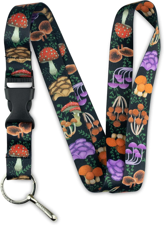 Limeloot Lanyard for Keys, ID Badge, Accessories | Neck Lanyard for Men and Women with Quick Release Buckle and Flat Ring