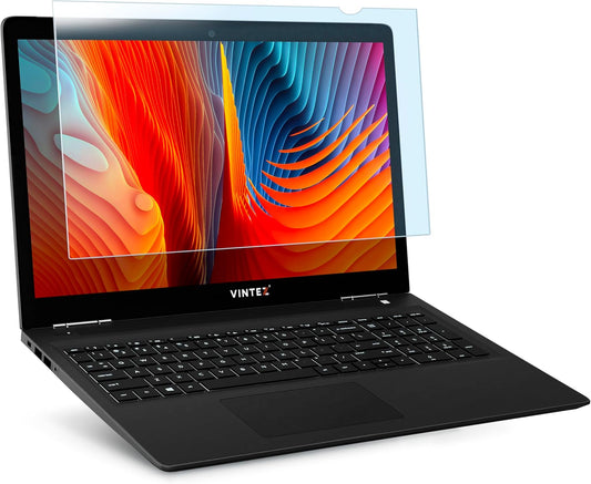 VINTEZ 14 inch Blue Light Blocking Screen Protector Panel for 16:9 Widescreen Computer Monitor and Laptop - PC Anti-UV Eye Protection Filter Film - Anti-Scratch Diagonal Frame Shield [2 Pack]