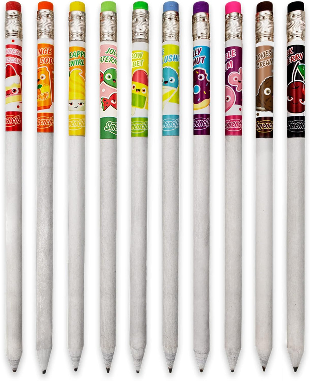 Graphite Smencils Cylinder - HB #2 Scented Pencils, 50 Count, Gifts for Kids, Party Favors, Classroom Rewards