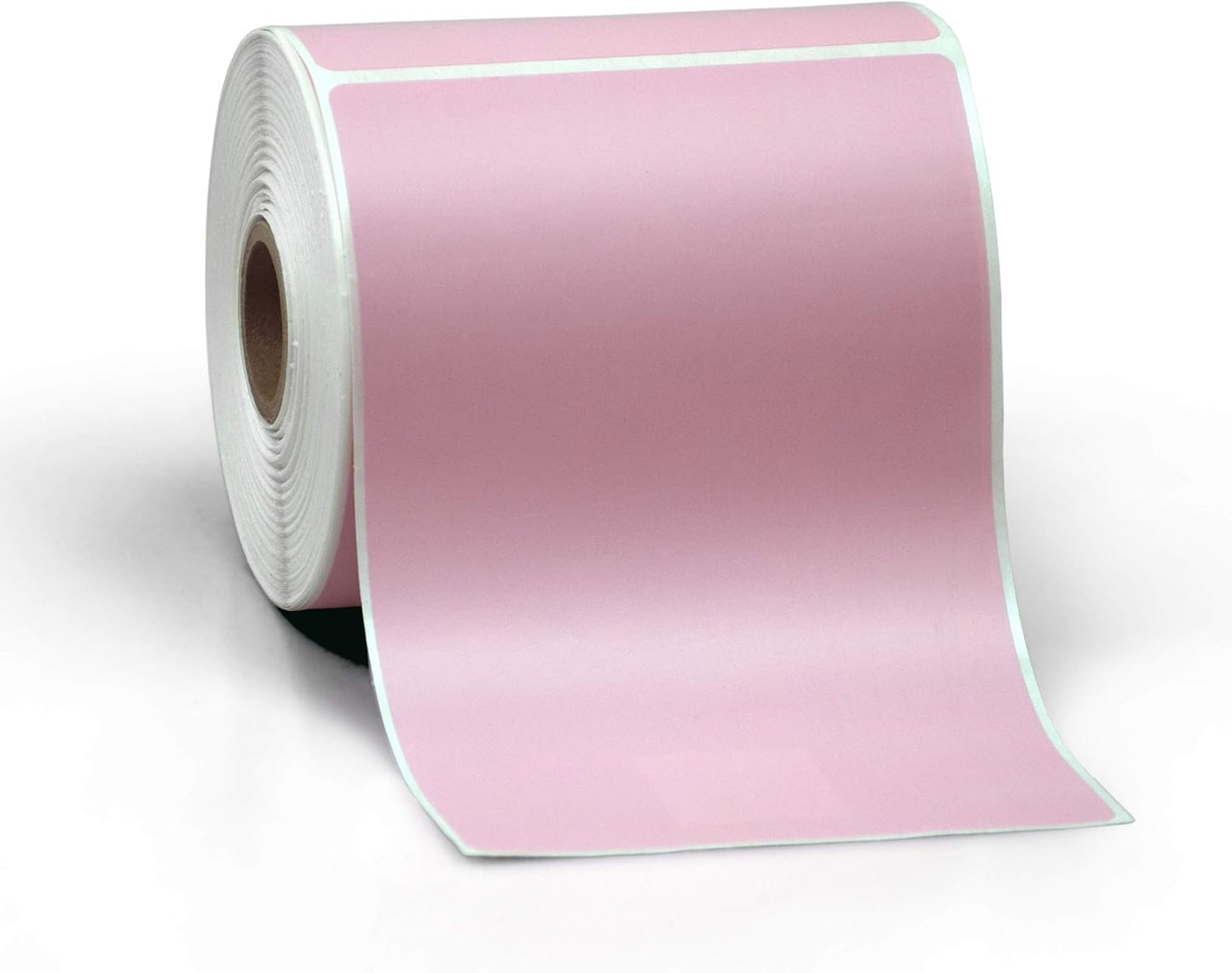 4" X 6" Direct Thermal Perforated Stickers Labels for Shipping Labels, Inventory, and Color Coding - Compatible with Zebra, Rollo, Godex and More (Pink, Pallet)