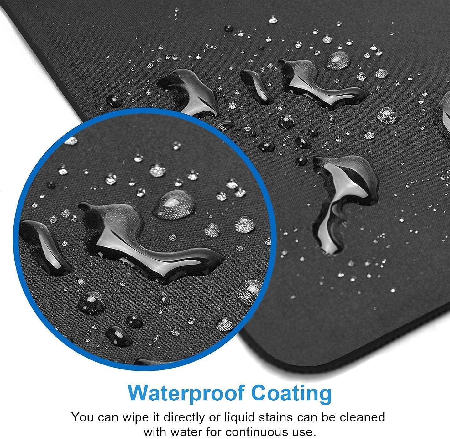 Christian Bible Verses Mouse Pad, Square Waterproof Non-Slip Rubber Base MousePad for Office Laptop, 9.5"x7.9"x0.12" Inch (Be Still)
