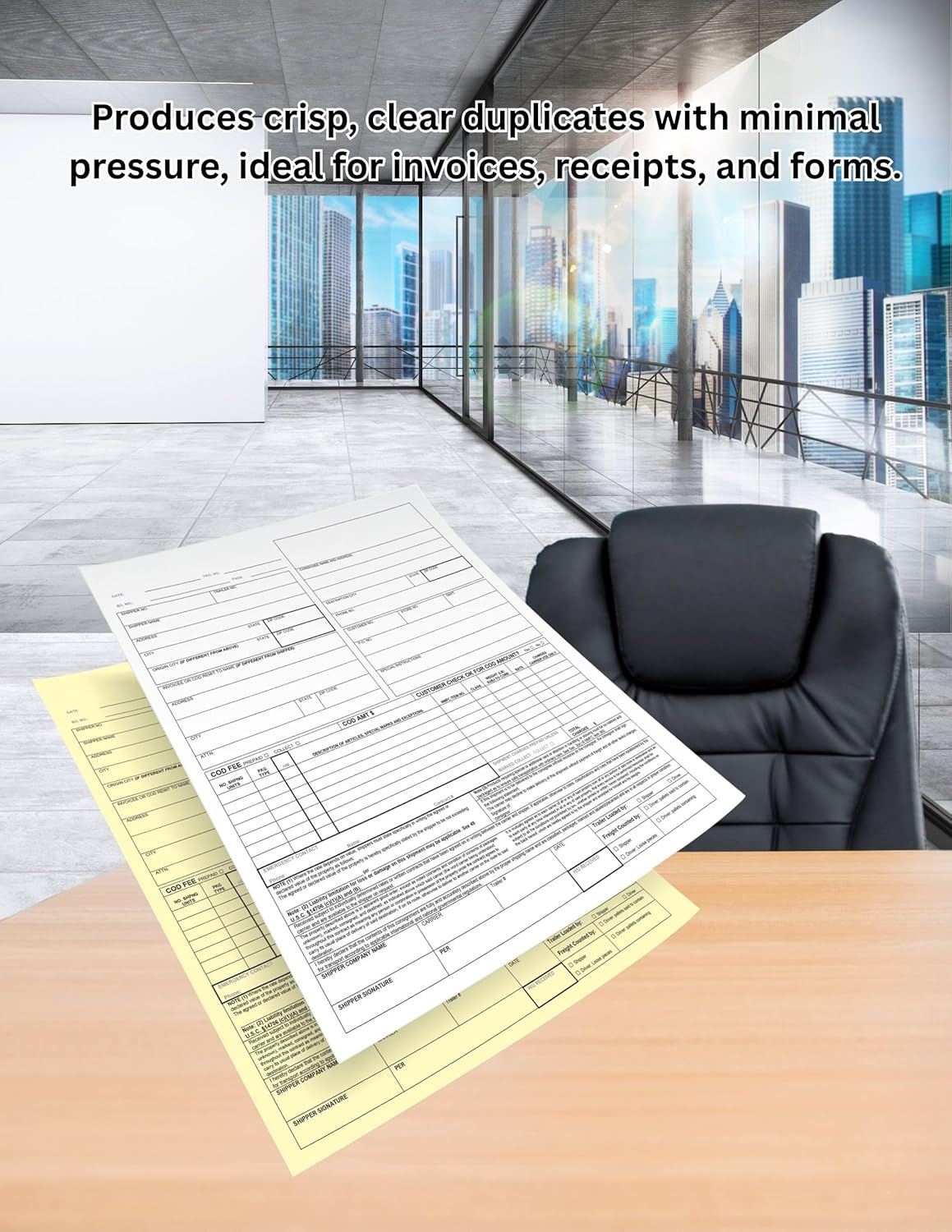 Limited Papers (TM), Carbonless Sheets, Superior, Pre Collated, Multi part, Bond Finish. (2 Part Reverse, 8.5 x 14 Inch, Legal Size, Canary/White (5889), 1 Ream)