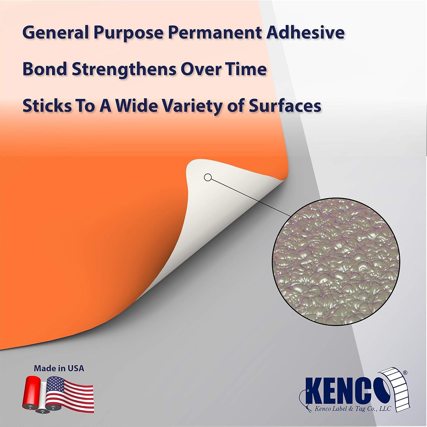 4" X 6" Direct Thermal Perforated Stickers Labels for Shipping Labels, Inventory, and Color Coding - Compatible with Zebra, Rollo, Godex and More (Orange, 1 Roll)