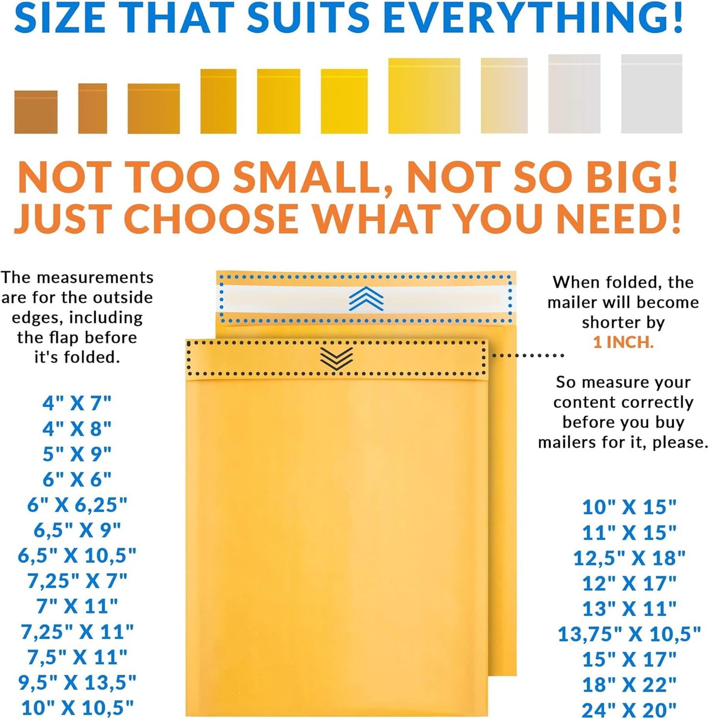 ABC PACK & SUPPLY Gold Kraft Bubble Mailer Envelopes, 9.5 x 13 Inches. 200 Pack Mail Padded Envelopes Self Seal. Kraft Bubble Mailers. Tear-Resistant Mailing Envelope Padded. Sturdy Paper Mailer