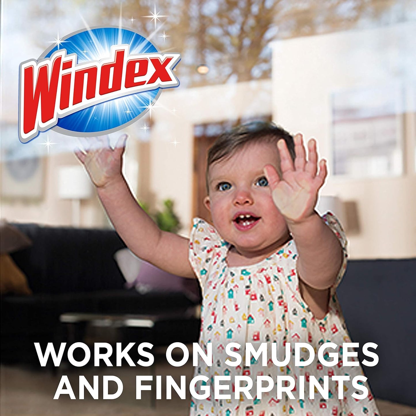 Windex Wipes Glass Cleaning, Pre-Moistened Glass and Surface Wipes to Clean Home Surfaces, Original Scent, 38 Count