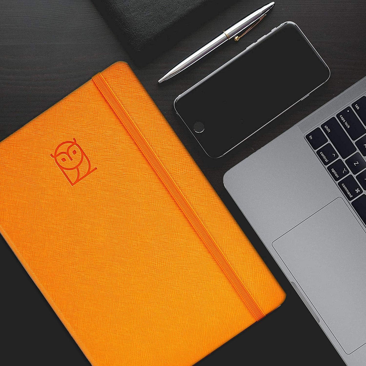 Undated Daily Planner – 3-Month A5 Productivity Organizer with Full Page Per Day, Hourly Schedule, Goal Setting, Habit Tracker, Weekly & Monthly Pages – Hardcover Time Management Notebook (Orange)