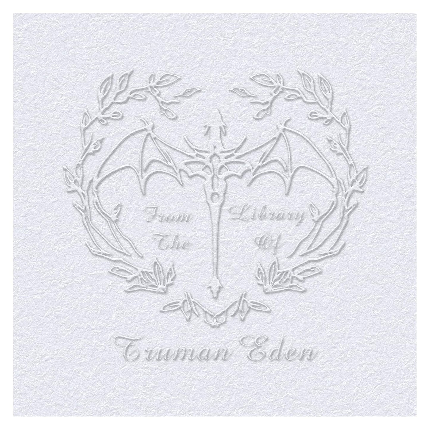 Customized Book Embosser Dragon Color Stamp with Your Name or Design Constellations Personalized Library Embosser Stamp Custom Books Business Cards Paper Documents Notebooks etc. (Dragon Theme - 002)