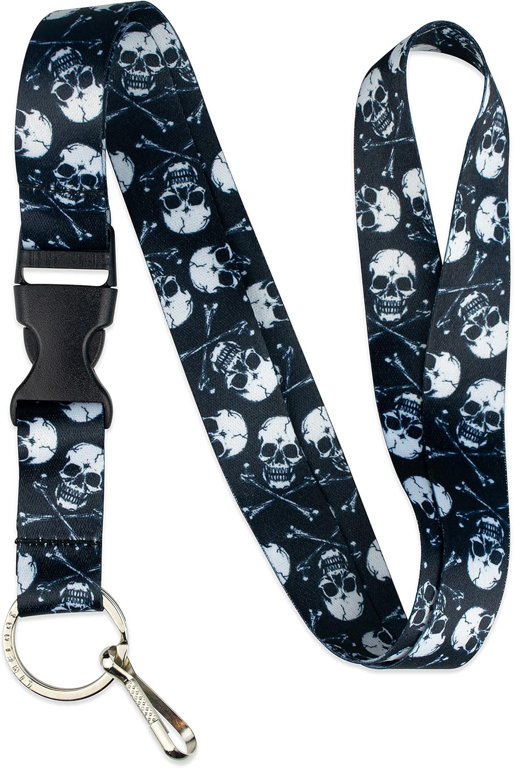 Limeloot Lanyard for Keys, ID Badge, Accessories | Neck Lanyard for Men and Women with Quick Release Buckle and Flat Ring