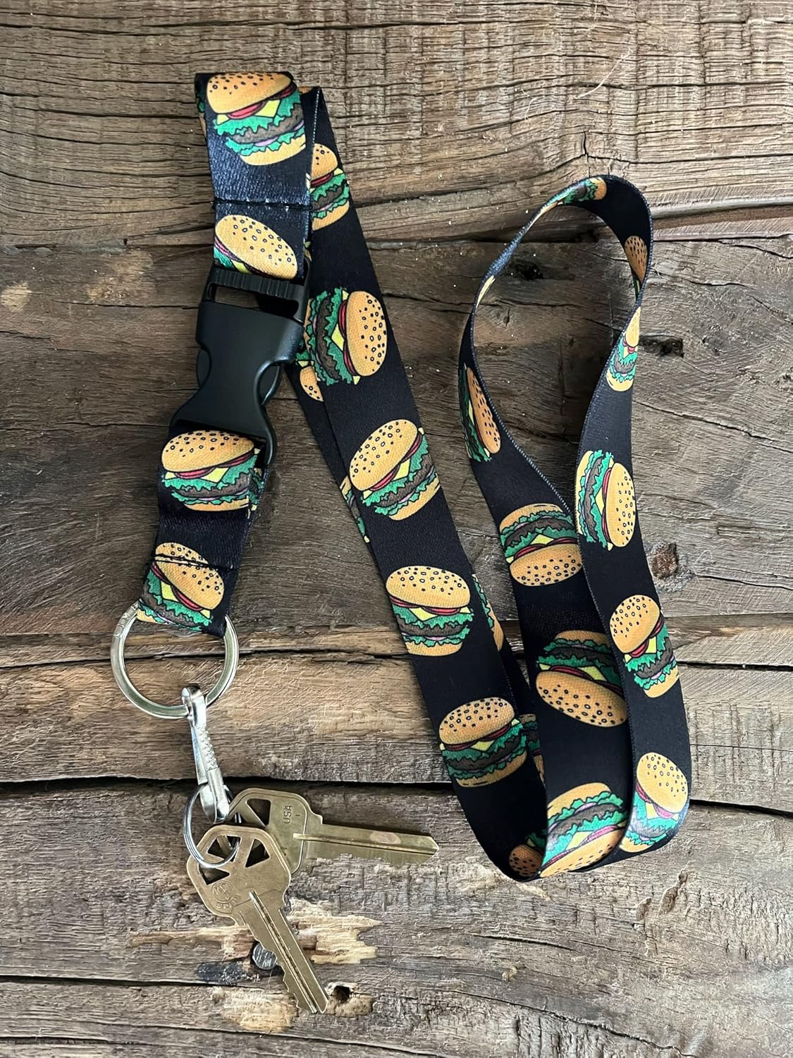 Limeloot Lanyard for Keys, ID Badge, Accessories | Neck Lanyard for Men and Women with Quick Release Buckle and Flat Ring