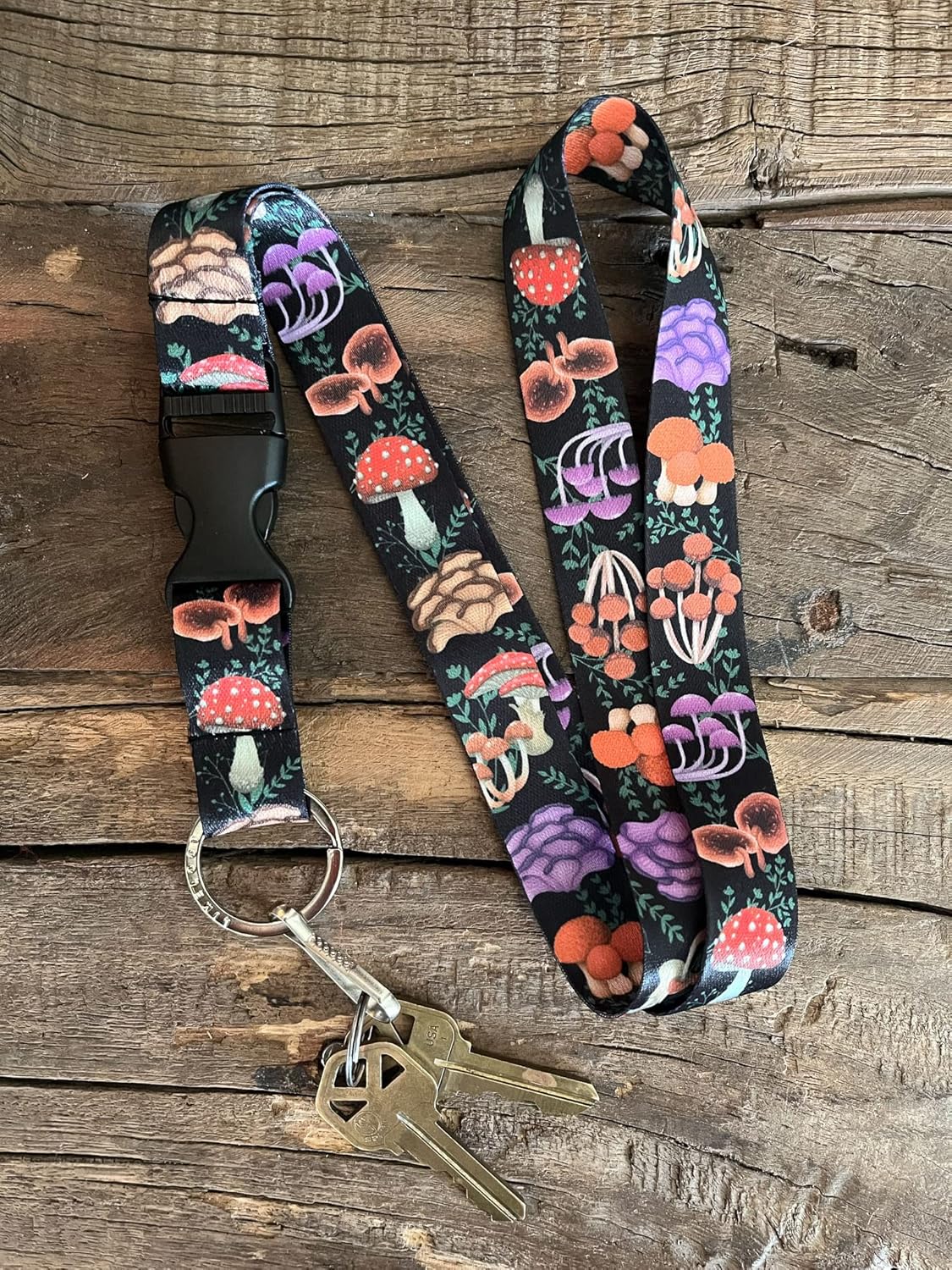 Limeloot Lanyard for Keys, ID Badge, Accessories | Neck Lanyard for Men and Women with Quick Release Buckle and Flat Ring