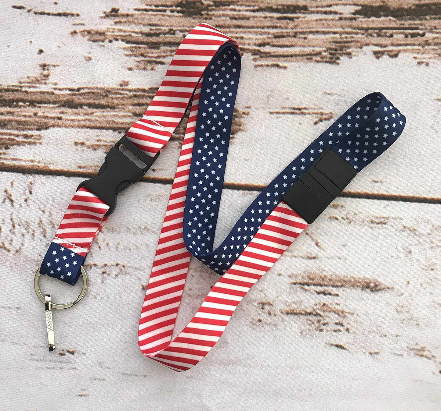 Limeloot Lanyard for Keys, ID Badge, Accessories | Neck Lanyard for Men and Women with Quick Release Buckle and Flat Ring